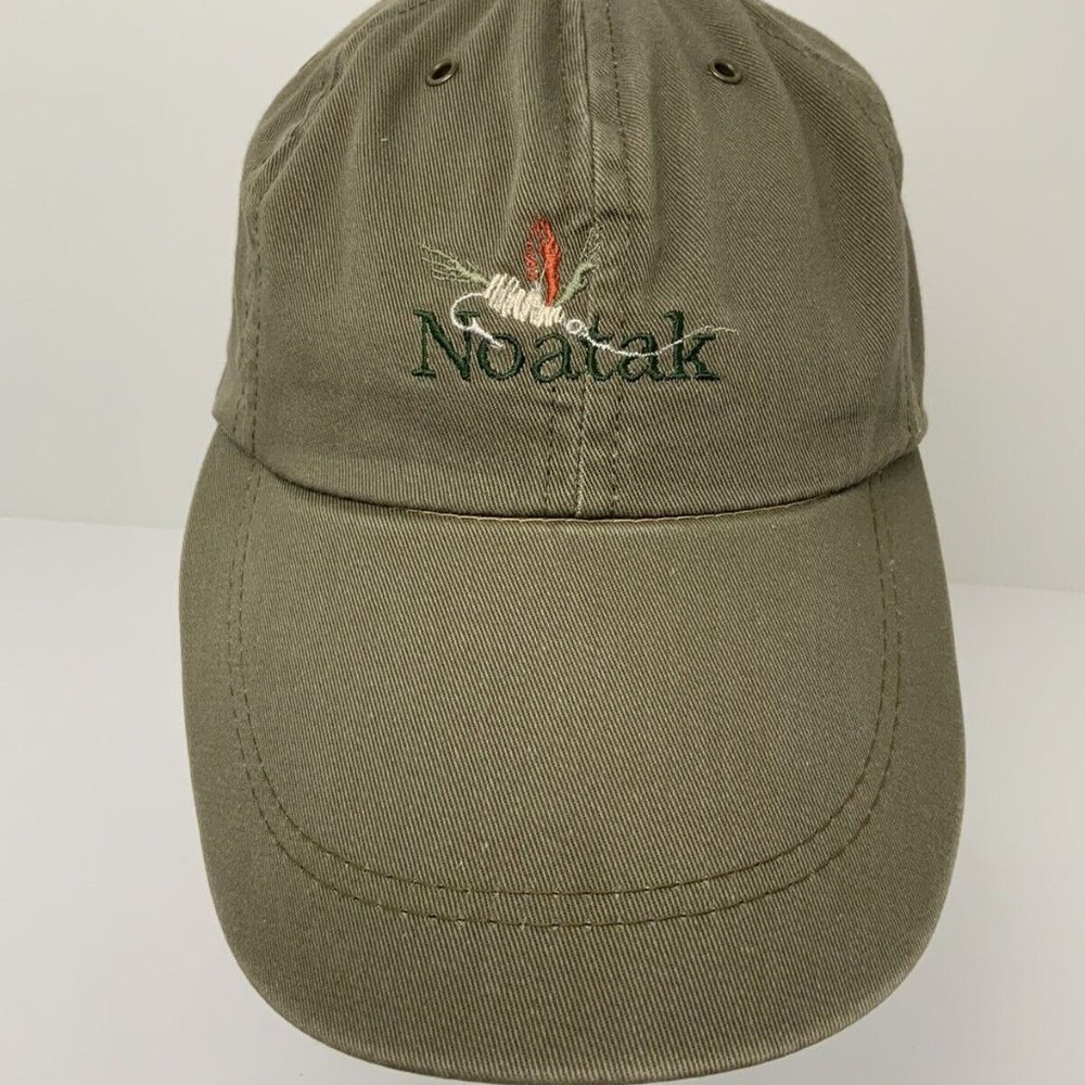 Noatak Fly Fishing Vintage Hat Long Bill Strapback Ca… Gem